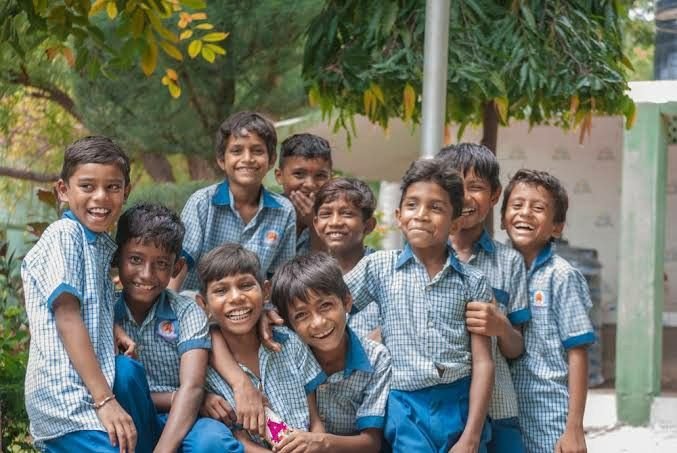 Children participating in a learning activity